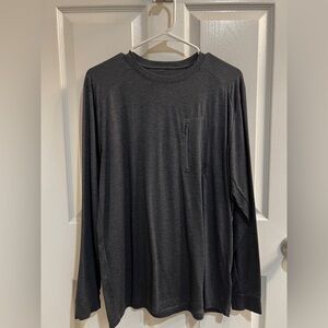 LIKE NEW. Duck Camp Men’s Medium Long sleeve Bamboo. Charcoal.